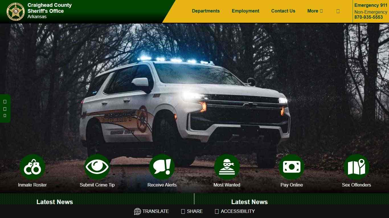 Craighead County Arkansas Sheriff's Office | Jonesboro - Lake City
